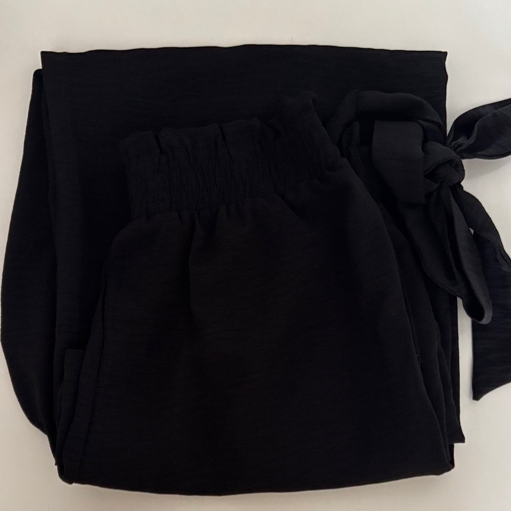Women’s Wide Leg Tie Knot Pants - Picture 7 of 10